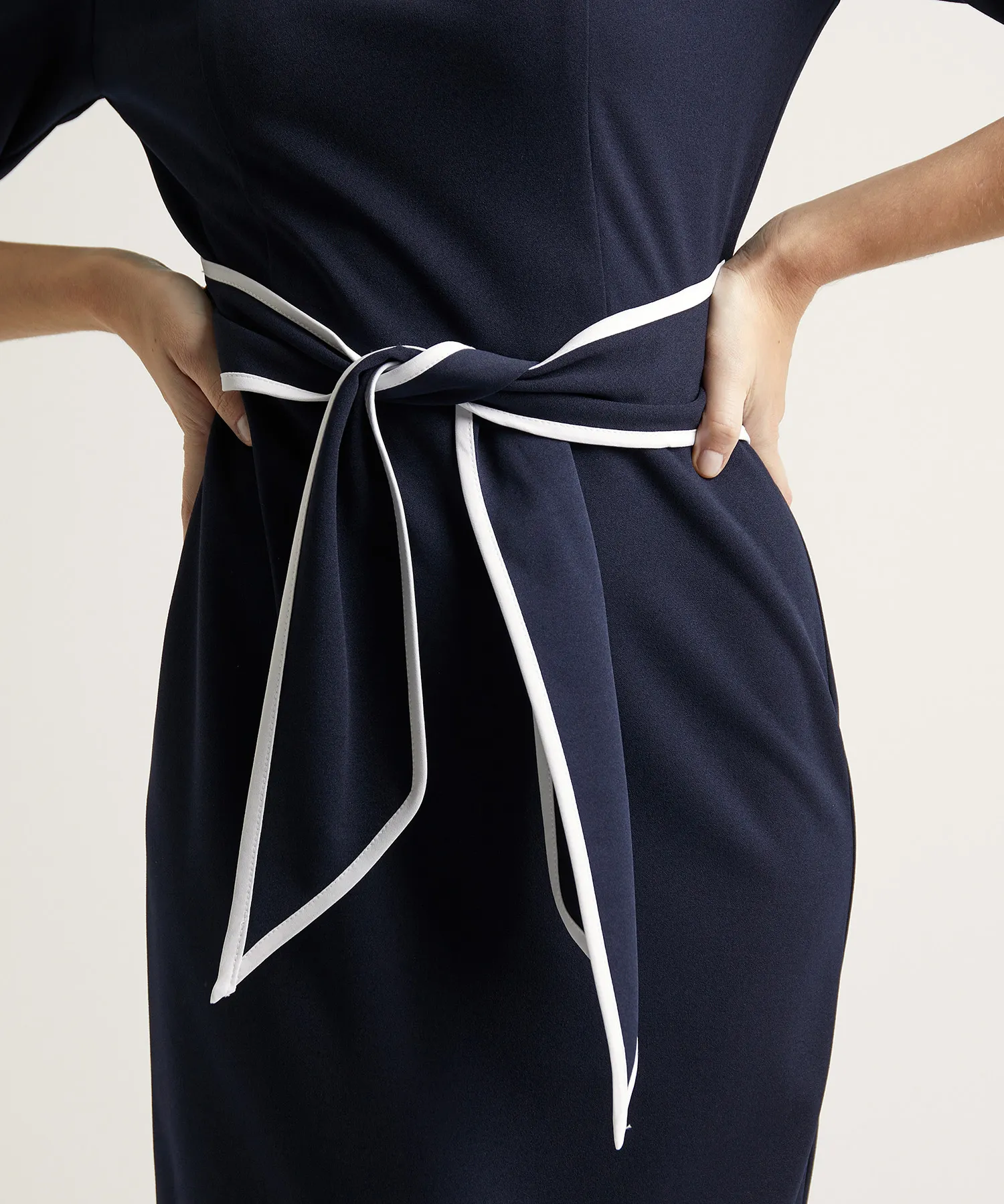Joseph Ribkoff Kleid mit Kontrastpaspel